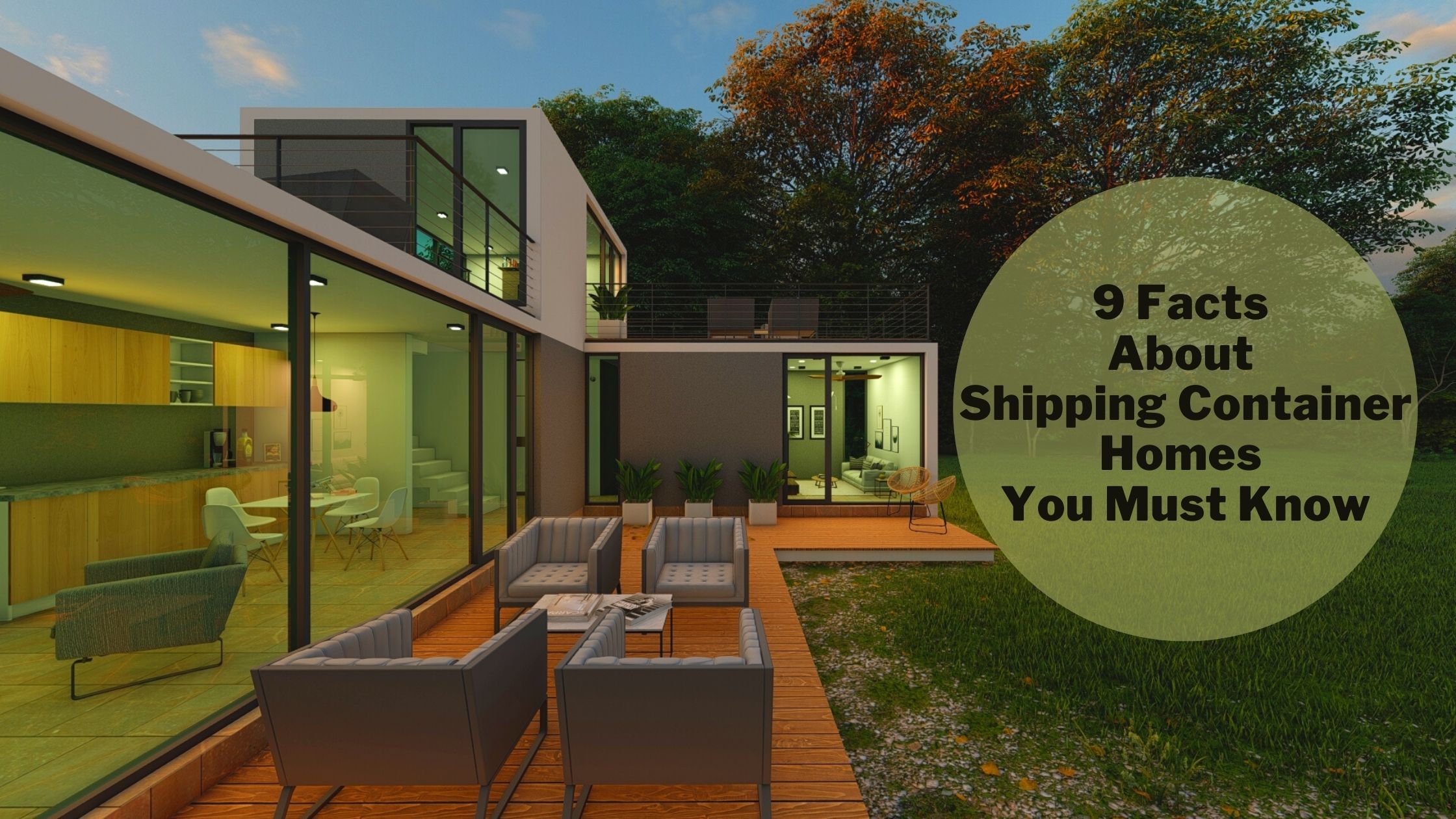 facts about container homes
